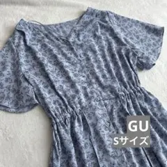 ワンピース　GU 花柄　Sサイズのサムネイル