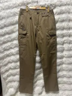 ブラウン カーゴパンツ 複数ポケット