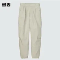 UNIQLO U タックジョガーパンツ　ベージュ チノパン