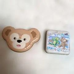 ダッフィー　ミニ　缶ケース　2個セット　ディズニーシー