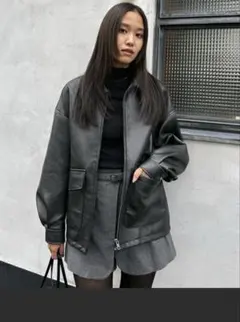 2025年最新】Faux leather over ジャケットの人気アイテム - メルカリ