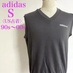 アディダス オリジナルス 90s Vネック スウェットベスト　US古着
