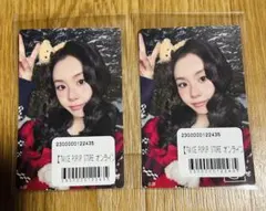 韓国　TWICE チェヨン　オンラインくじ　ステッカー2枚セット