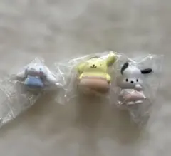 【3点セット】サンリオ かぼちゃぱんつ シナモ プリン ポチャッコ
