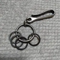 フックキーホルダー　リング付きキーホルダー