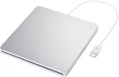 USB2.0 スリム DVDドライブ 外付け パソコン用DVDプレーヤー