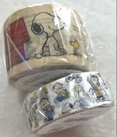 新品　2点　mt Peanuts マスキングテープ　スヌーピー カモ井　mt