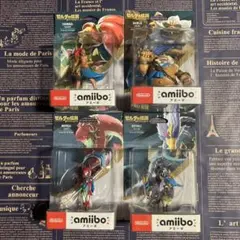 新品 amiibo 四人の英傑セット ゼルダの伝説 アミーボのサムネイル