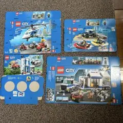 値下げ　LEGO CITY 警察署と車両４点セット