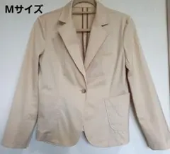Envier テーラード ジャケット ベージュ ストレッチ素材 Mサイズ