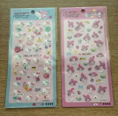 新品　サンリオ エポキシステッカー キティ　マイメロ　2枚セット　シール