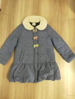 BRANSHES ボア襟付きコート 140サイズ