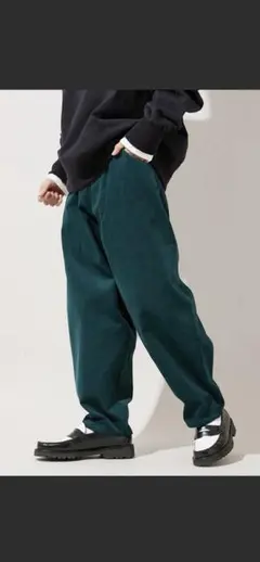 コーデュロイ ワイドパンツ