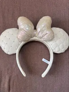 ディズニーミニーちゃん/キルティングリボンカチューシャ