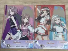 一番くじ　学園アイドルマスター　描きおろしクリアポスター　2種セット