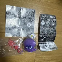 スプラトゥーン3　プロジェクターライト　イカタコチャームマスコット　タコ　ガチャ