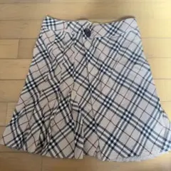 BURBERRY BLUE LABEL チェック柄プリーツスカート 36