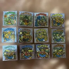 旧ビックリマン アイス版　9弾　ヘッド　ヘッドロココ　12枚セット　フルコンプ①