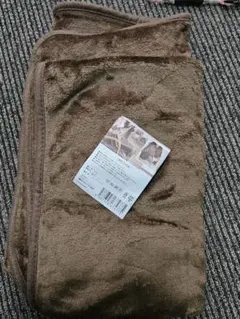 ブラウン ポリエステルブランケット 65×25 cm