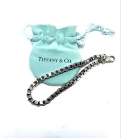 ティファニー　SV925 ベネチアン　リンク　チェーン　ブレスレット　約20cm