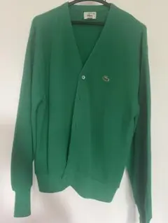 ☆値下げ☆LACOSTEラコステビンテージ カーディガン M 緑