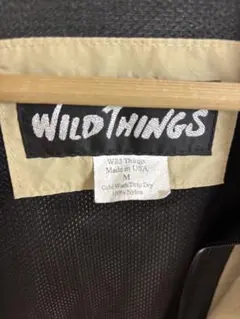 WILD THINGS M ベージュ ジッパーベスト