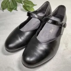 【良品】Kenplantar/パンプス/メリージェーン/黒/ブラック/21.5のサムネイル
