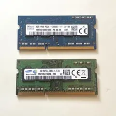 DDR3メモリー　ノートPC用　PC3L-12800S