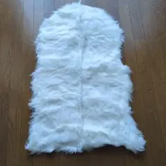 Athbavibフェイクシープスキンラグ