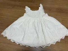 【美品】GAP ホワイト刺繍ワンピース