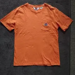 星*空様 BEN DAVIS オレンジ 半袖Tシャツ M