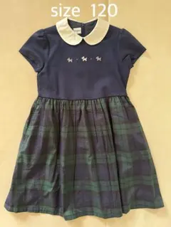 familiar 半袖ワンピース 120