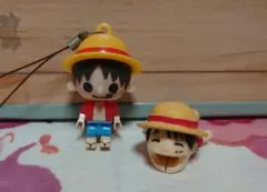 원피스 ルフィ ストラップ＆ケーブルバイト セット L