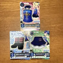 アイカツカード　サファイアチューブトップス　藤堂ユリカ　霧矢あおい　ノーマル