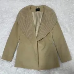 BOSCH ボッシュ ウールコート 38サイズ アンゴラ60％ ベージュ