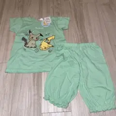 【新品未使用】ミミッキュピカチュウTシャツパジャマ120