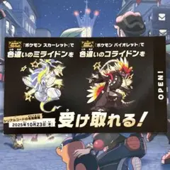 色違い ミライドン コライドン カード