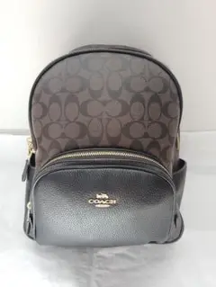 新品COACH モノグラムレザーリュック