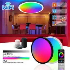 WiFi RGBシーリングライト 直径30cm