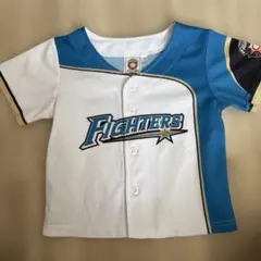 FIGHTERS ユニフォームシャツ 青白 キッズ100サイズ