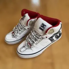 DC SHOES スニーカー　赤　白　美品のサムネイル