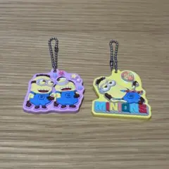 ミニオン ラバーマスコット 2点セット