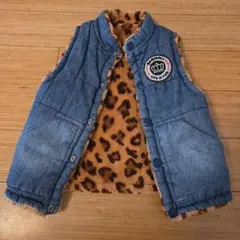 BABYDOLL リバーシブルダウンベスト 90cm100cm