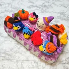 ボックスティッシュカバー　ボックスティッシュケース　ペンギンハロウィン