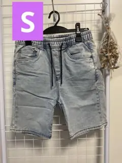 ZARA デニム調スウェットショーツ Sサイズ