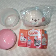 サンリオ鳴らしてピッピ！マスコットぬいぐるみ　肉まん風デザインぺたぺたみにりあん