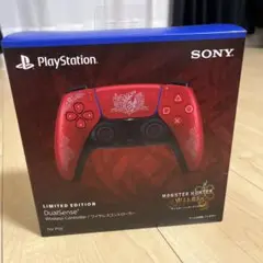 新品　ps5 ワイヤレスコントローラー　モンハンワイルズ
