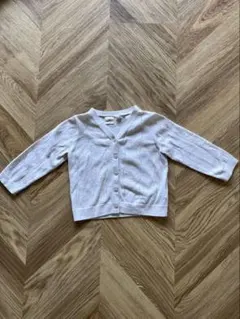baby gap クリーム色 Vネック カーディガン