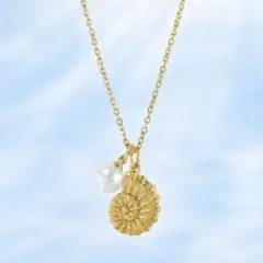 ✨新品✨ディズニー風✨パール付き貝殻ネックレス アースラ風 ヴィランズ