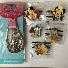 ディズニーイースターエッグハントメダルセット